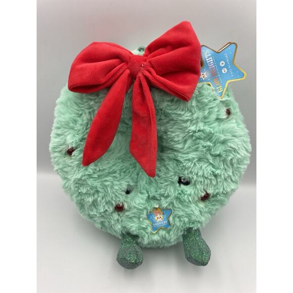 F.A.O. Schwarz 10" Glow Brights Plush LED with Sound/Music Wreath New With Tags - Picture 2 of 9